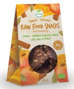 Raw Food Snacks - Apple & Cinnamon BIO, 65 g