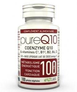 Pure Q10 100 mg, 100 capsules