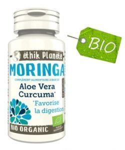 Moringa - Aloe vera / Turmeric (Digestion) - Best Before 09/2017 BIO, 60 capsules