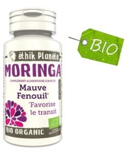 Moringa - Mauve - Fenouil (Transit) - DLUO 09/18 BIO, 60 gélules