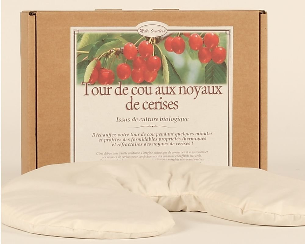 Tour de cou aux noyaux de cerises - Mille Oreillers
