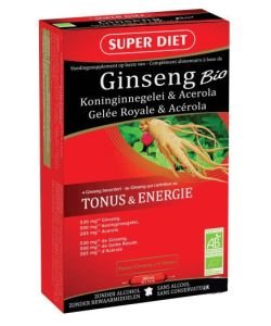 Ginseng - Royal Jelly - Acerola BIO, 20 vials