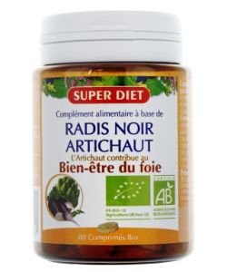 Radis noir - Artichaut BIO, 80 comprimés