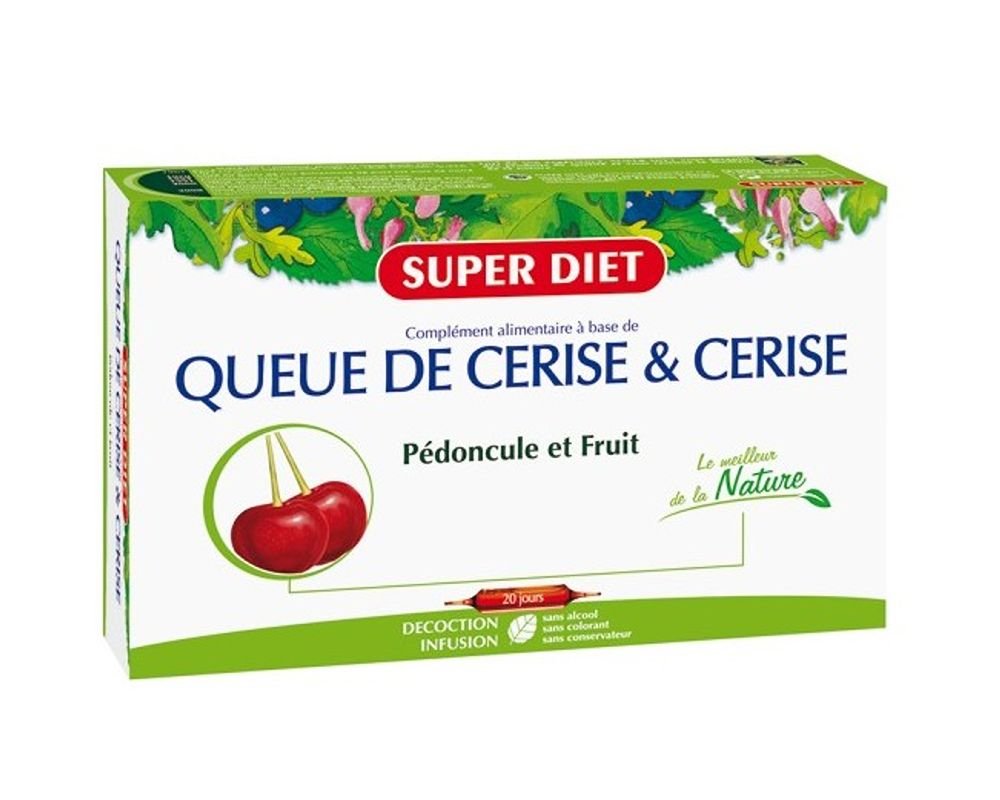 Queue de cerise & Cerise Super Diet 20 ampoules