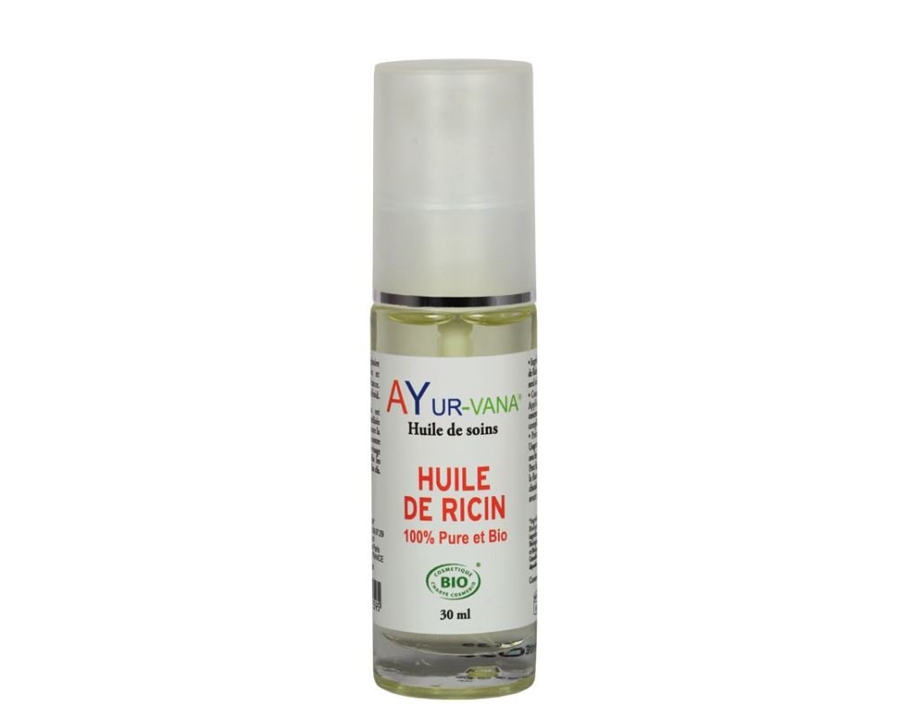 Huile de Ricin 100% pure et bio - Ayur-Vana - 30 ml