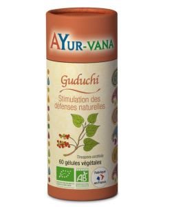 Triphala Bio Ayur-Vana - 120 Gélules Végétales - Digestion, élimination, Détox - Fabriqué En France