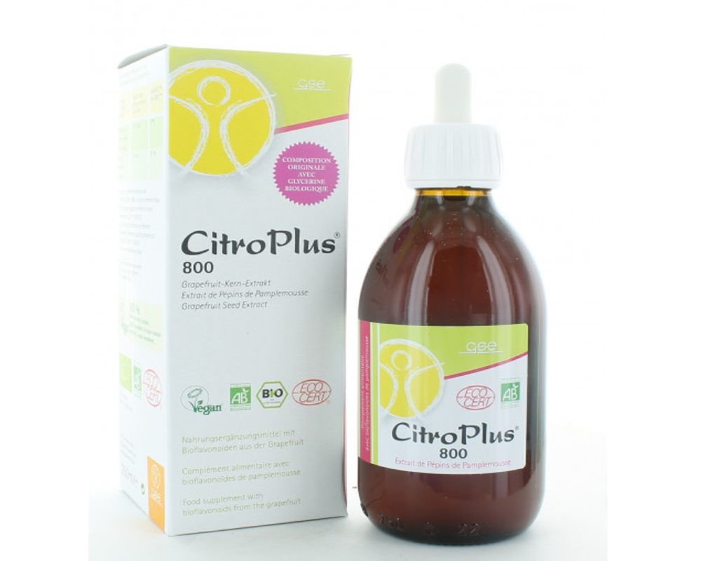Extrait De Pépins De Pamplemousse Bio Citronat 800 - 50 Ml, Complément Alimentaire Neuf