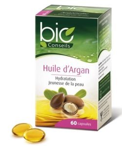 Huile d'Argan BIO, 60 capsules