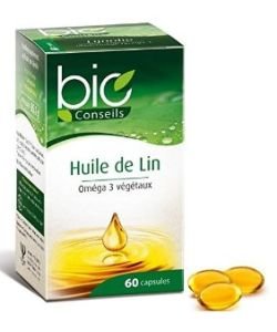 Huile de Lin, 60 capsules