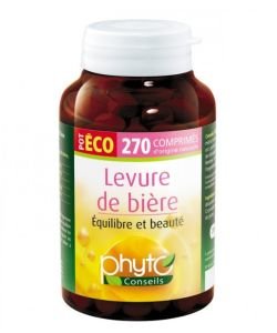 Levure de bière - Pot économique, 270 comprimés