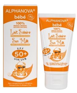 Lait solaire bébé SPF 50+ BIO, 50 g