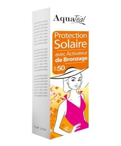 Lait Protection Solaire avec Activateur de Bronzage SPF 50, 100&nbsp;ml
