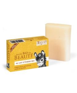 Savon au lait d'ânesse et au miel - sans parfum BIO, 100 g