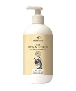 Gel bain & douche au lait d'ânesse BIO, 500 ml