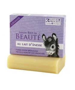 Savon de beauté au lait d'ânesse - Lavande BIO, 100 g