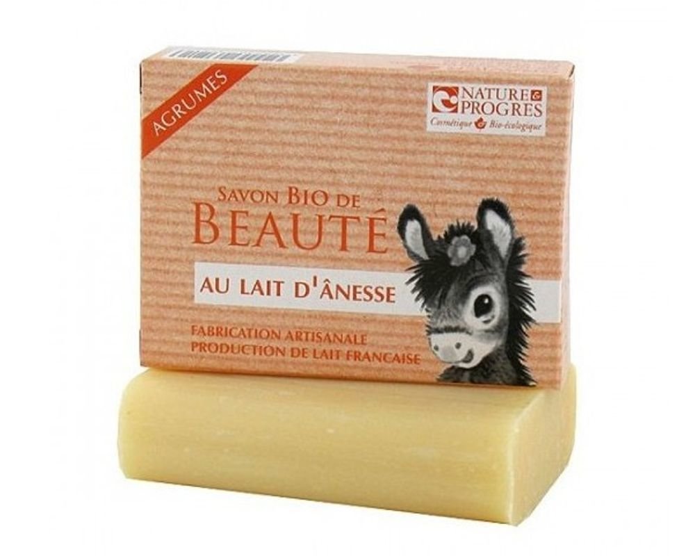 Savon au lait d'ânesse - Agrumes - Cosmo Naturel - 100 g