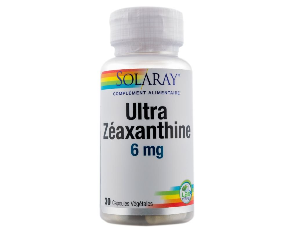 Ultra zéaxanthine 6 mg Vue Vision Solaray 30 capsules