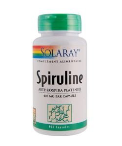 Spiruline - DLUO 09/2018, 100 capsules