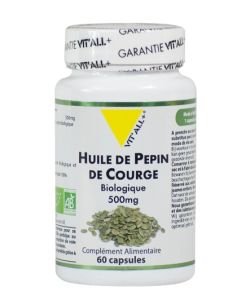 Huile de Pépin de Courge 500 mg BIO, 60 capsules