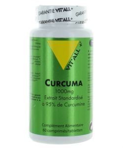 Curcuma 1000 mg, 60 gélules