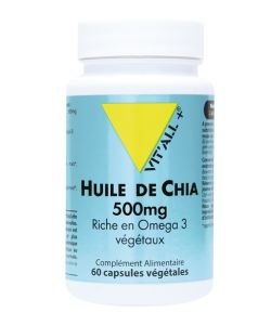 Chia oil 500 mg, 60 capsules