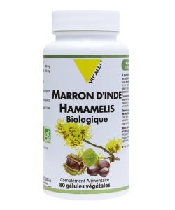 Marron d'Inde + Hamamelis BIO, 80 gélules