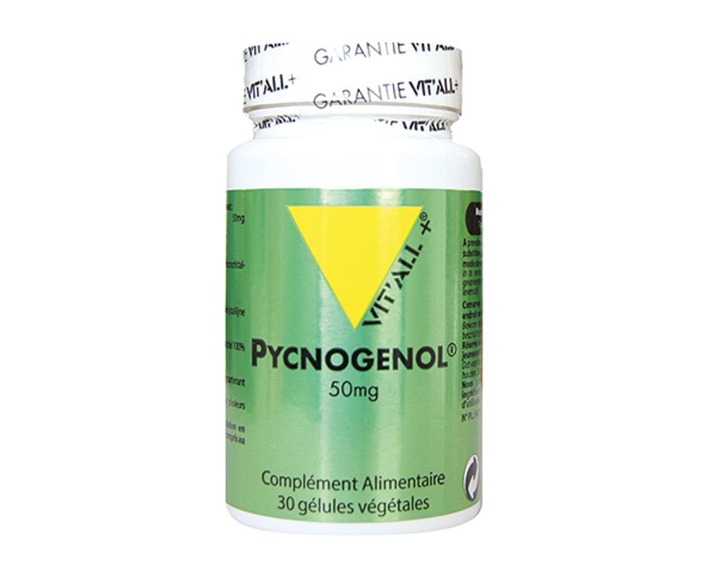 Pycnogenol 50 mg Microcirculation 30 gélules Vit'All+