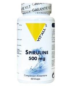 Spirulina 500 mg, 60 capsules