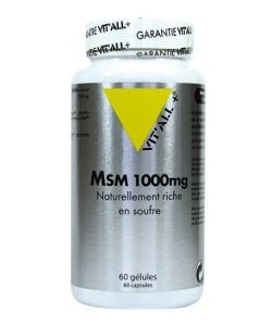 MSM (Methyl-Sulfonyl-Methane) 1000 mg - DLUO 06/2026, 60&nbsp;gélules