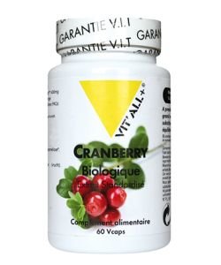 Cranberry - Extrait standardisé bio 400mg DLUO 10/26 BIO, 60&nbsp;gélules
