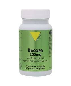 Ayur India Brahmi Bio – Bacopa Monnieri – 60 Gélules – Concentration – 09/2026