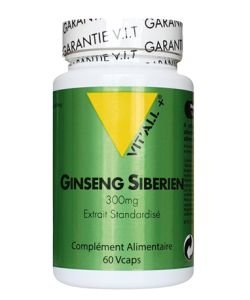 Ginseng sibérien 300 mg, 60 gélules