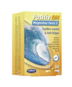 Positiv.ON + Magnemar Force 3 - DLUO 09/2017, 60 capsules