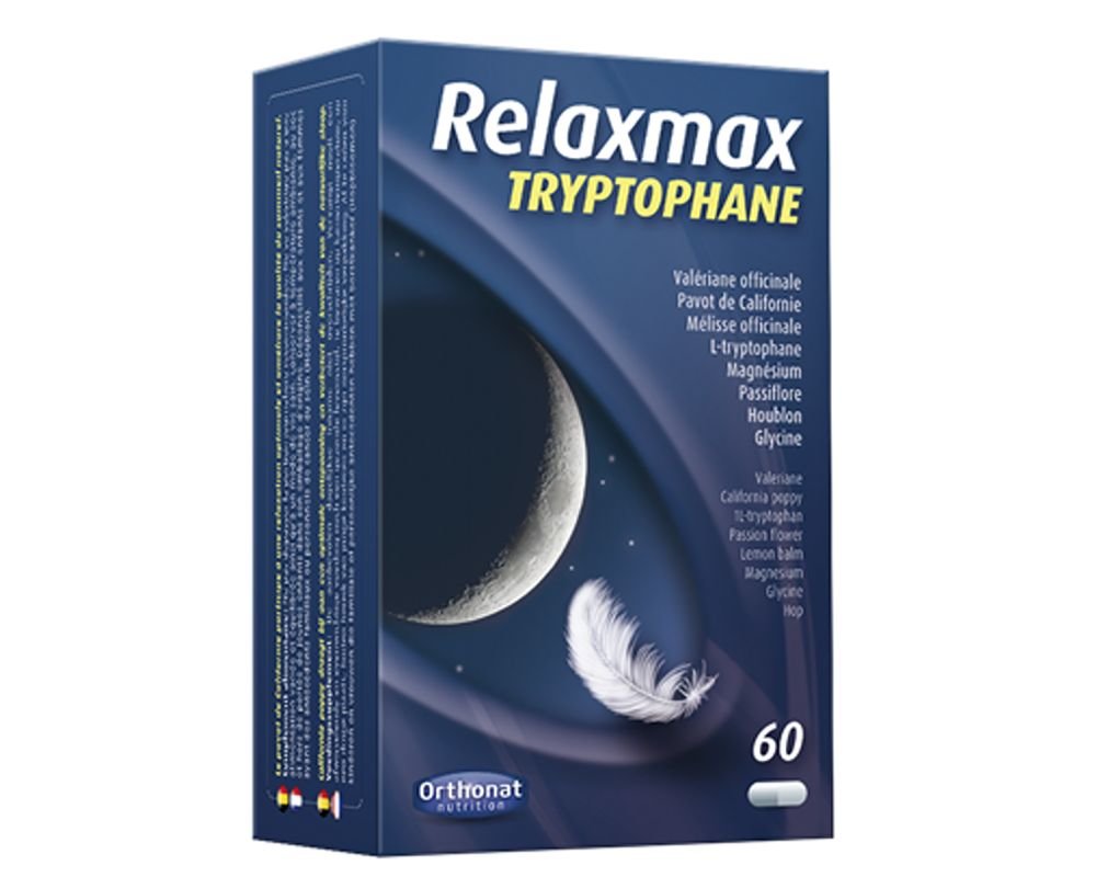 Relaxmax Tryptophane sommeil (60 gél.) Orthonat