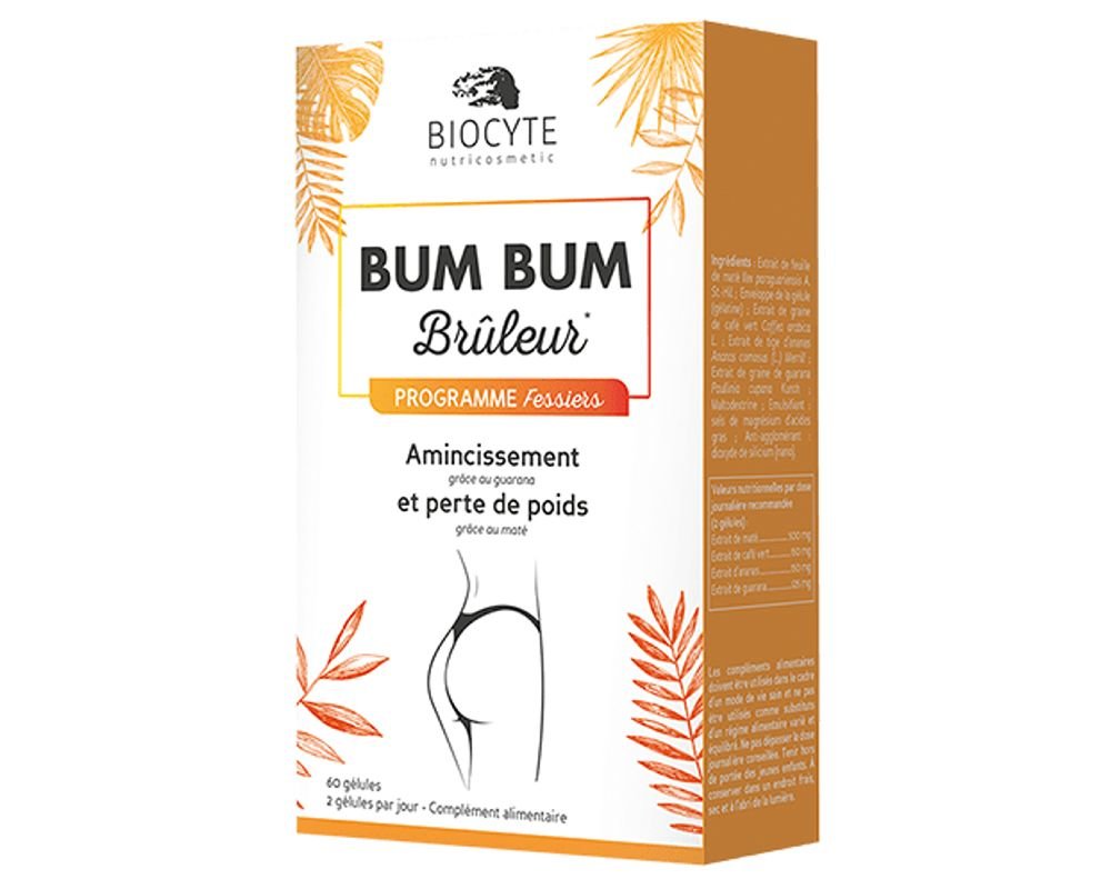 Bum bum burner Gluteal program Biocyte 60 capsules