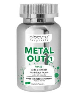 Metal Out 1 - Shelf life 10/2019, 90 capsules