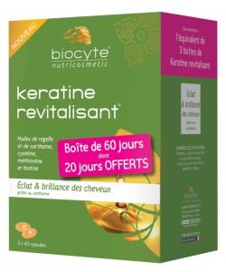 Pack Kératine revitalisant, 120&nbsp;capsules