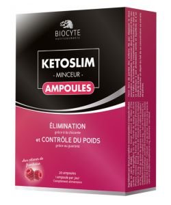 Kétoslim ampoules, 20 ampoules