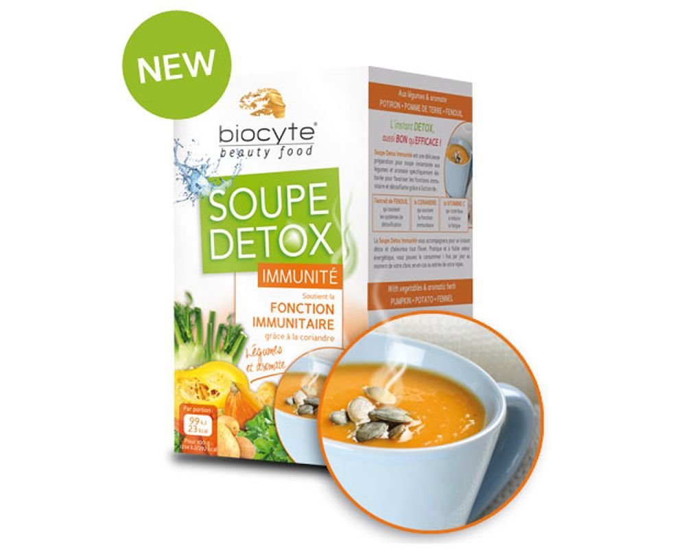 Soupe Détox Immunité - Biocyte - 112 g (14 x 8 g) Soupe Détox Immunité - Biocyte - 112 g (14 x 8 g)