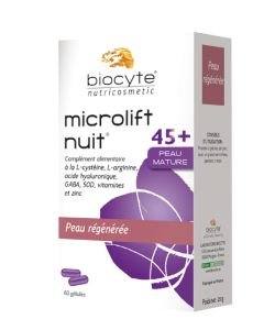 Microlift Nuit 45+, 60 gélules