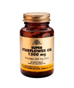 Super Starflower Oil (Borage Oil) 1300 mg - Best before 03/2019, 30 softgels