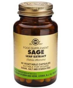 Extrait de feuilles de sauge - Sage Leaf Extract, 60 gélules