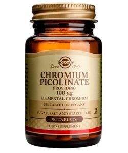 Chromium Picolinate 100 mcg, 90 tablets