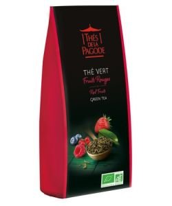 Thé vert fruits rouges BIO, 100 g