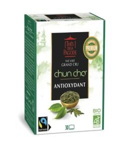 Chun Cha - Thé vert grand cru - DLUO 09/25 BIO, 30 infusettes