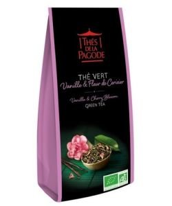 Thé Vert Sencha Vanille & Fleurs de Cerisier BIO, 100 g