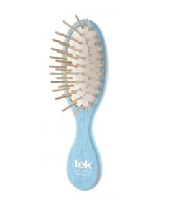 Mini-brosse ovale - couleur Bleue, pièce