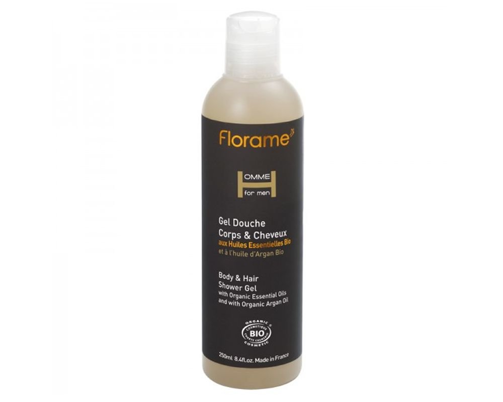 Gel douche Homme Corps & cheveux Bio - Florame - 250 ml Gel douche Homme Corps & cheveux Bio - Florame - 250 ml