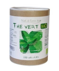Thé Vert - Gamme ECO - DLUO 08/2020 BIO, 200 gélules 