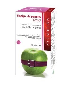 Vinaigre de pommes 1200, 60 comprimés